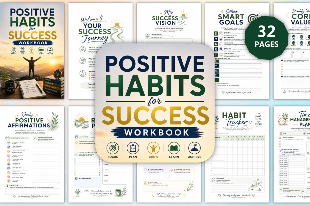 Positive Habits For Success Workbook