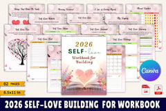 Self Love Building Workbook - CraftNest - Digital Crafting and Art