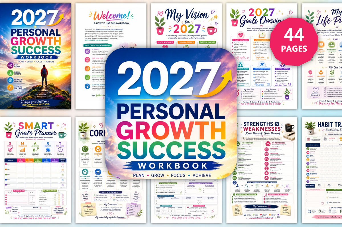 Personal Growth Success Workbook 2027