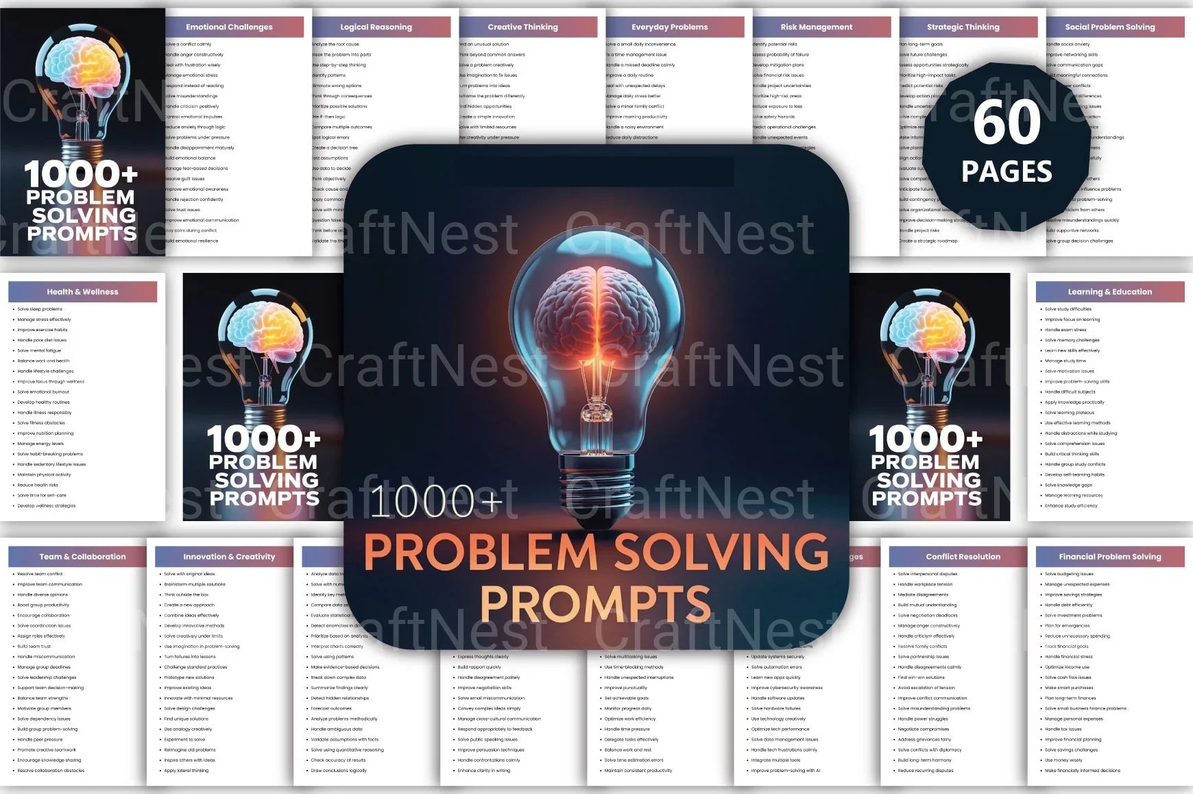 Creative Problem Solving Prompts - CraftNest - Digital Crafting and Art