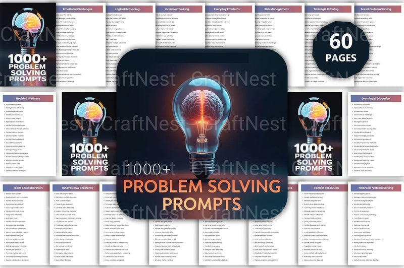 Creative Problem Solving Prompts - CraftNest - Digital Crafting and Art