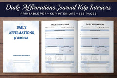 Daily Affirmations Planner  Bundle - CraftNest - Digital Crafting and Art