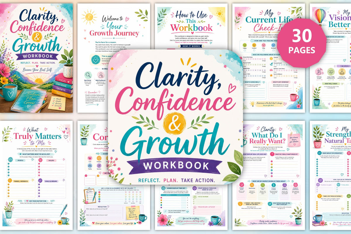 Clarity Confidence Growth Workbook