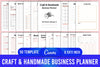 Craft Handmade Business Planner
