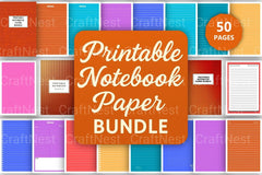 Notebook from 100 - CraftNest - Digital Crafting and Art