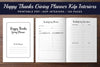 Thanksgiving Planner Interiors Bundle