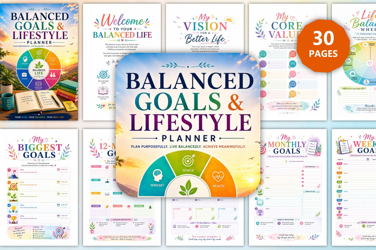 Balanced Goals Lifestyle Planner