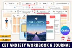 CBT Anxiety Workbook for Effective Stress Management - CraftNest - Digital Crafting and Art