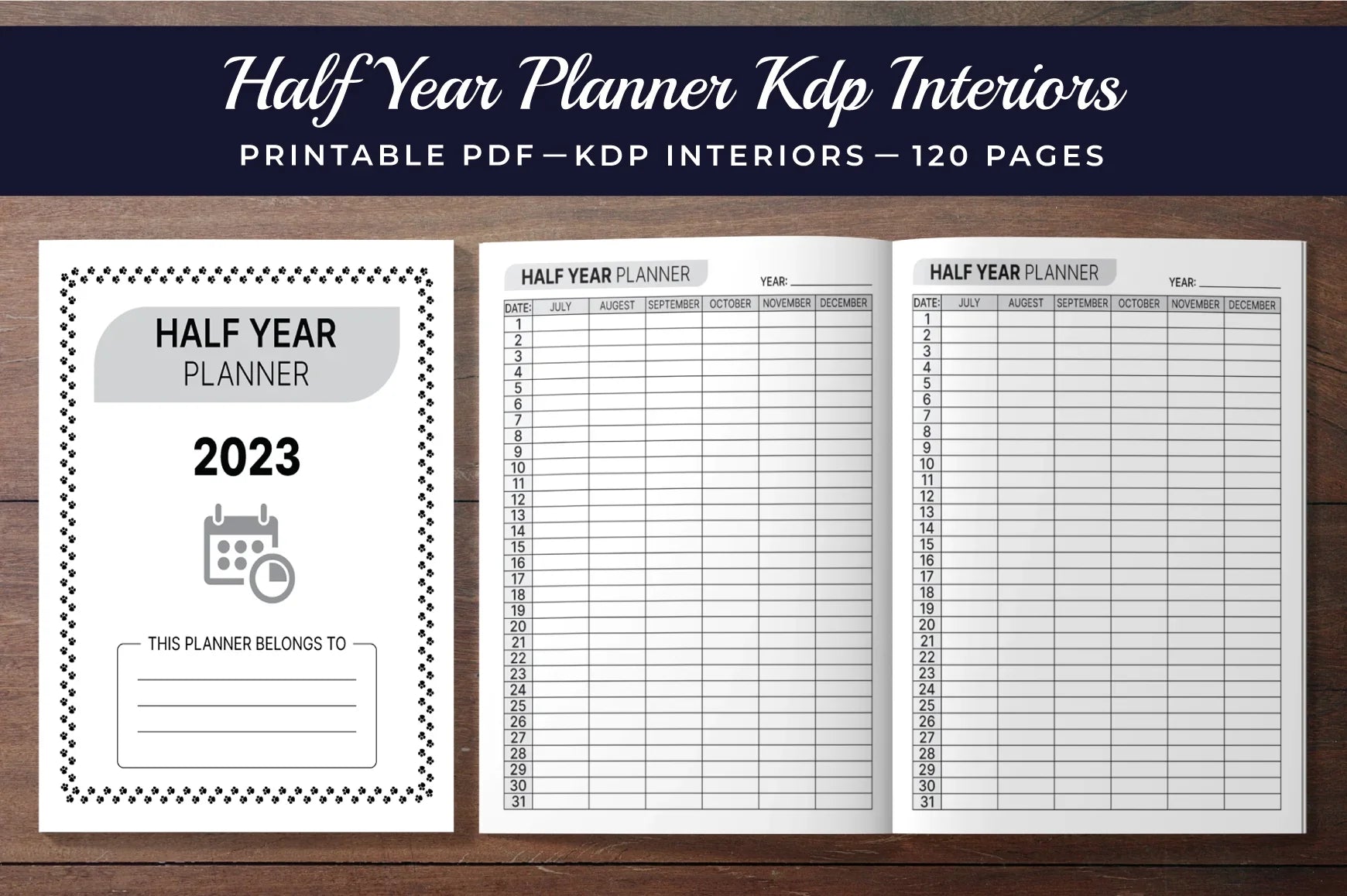 Half Year Planner  Bundle - CraftNest - Digital Crafting and Art