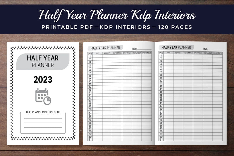 Half Year Planner  Bundle - CraftNest - Digital Crafting and Art