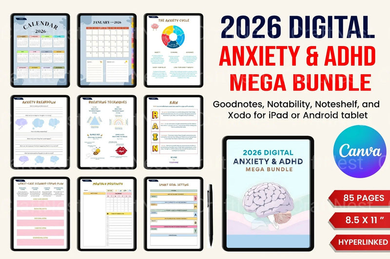 Anxiety and ADHD Management Strategies - CraftNest - Digital Crafting and Art