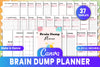 Brain Dump Planner for Effective Organization
