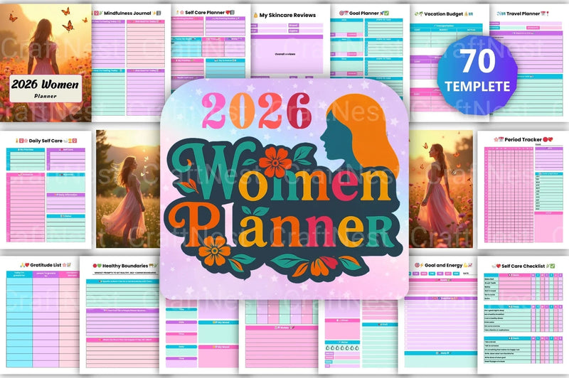 Women's Planner - CraftNest - Digital Crafting and Art