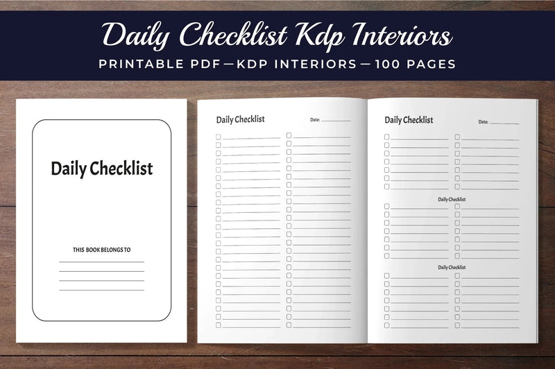 Daily Checklist Planner  Bundle - CraftNest - Digital Crafting and Art