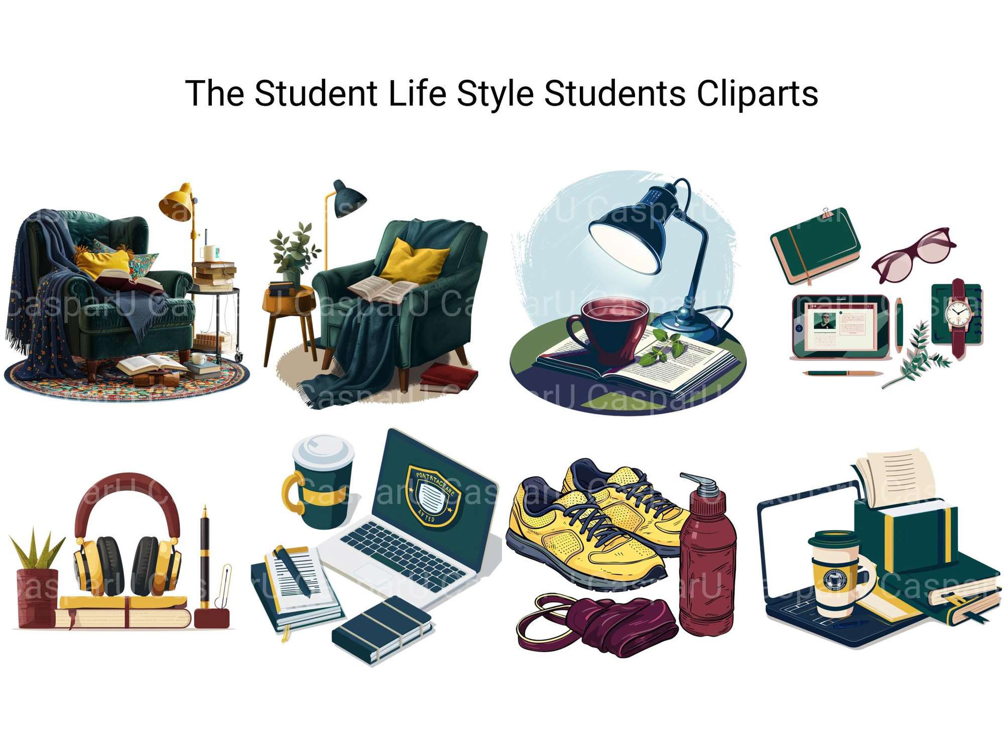 The Student Life Style Students Clipart