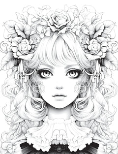 Little Princess Coloring Book - CraftNest - Digital Crafting and Art