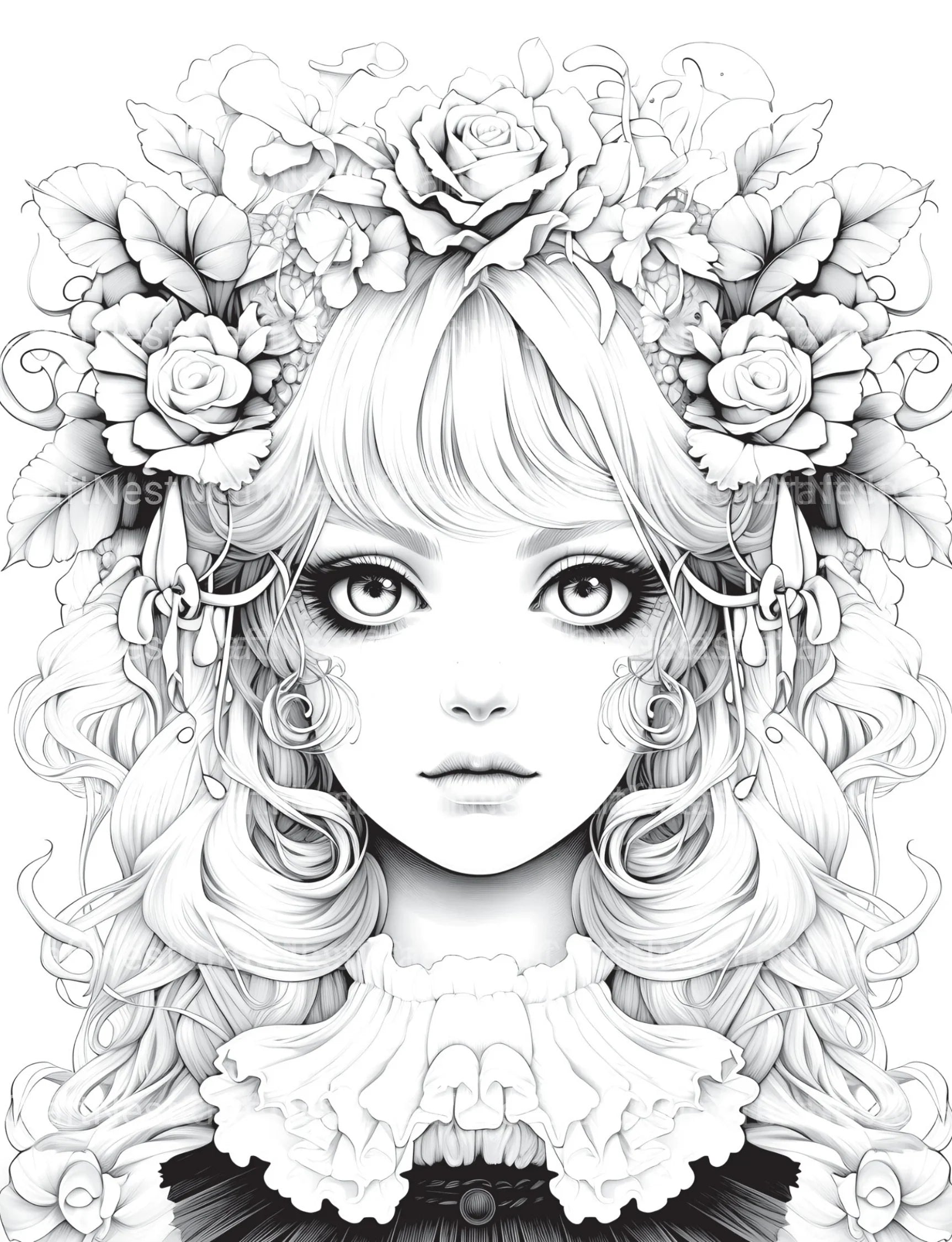 Little Princess Coloring Book - CraftNest - Digital Crafting and Art