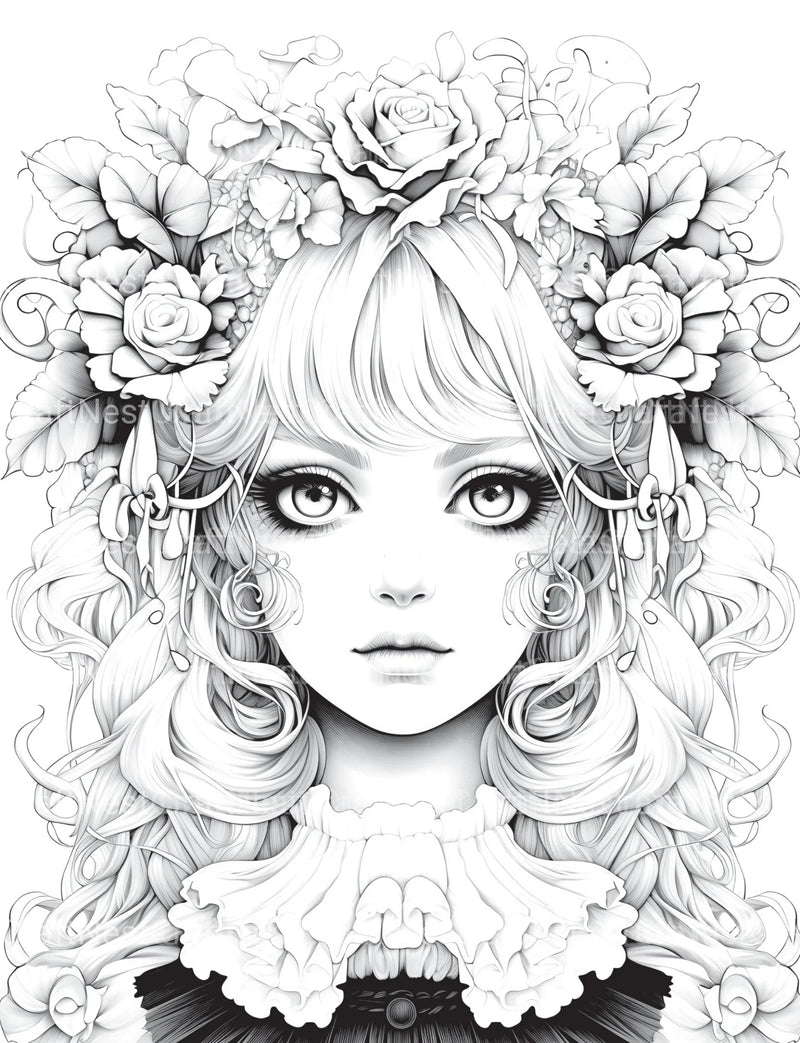 Little Princess Coloring Book - CraftNest - Digital Crafting and Art