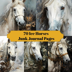 Ice Horses Junk Journal Pages - CraftNest
