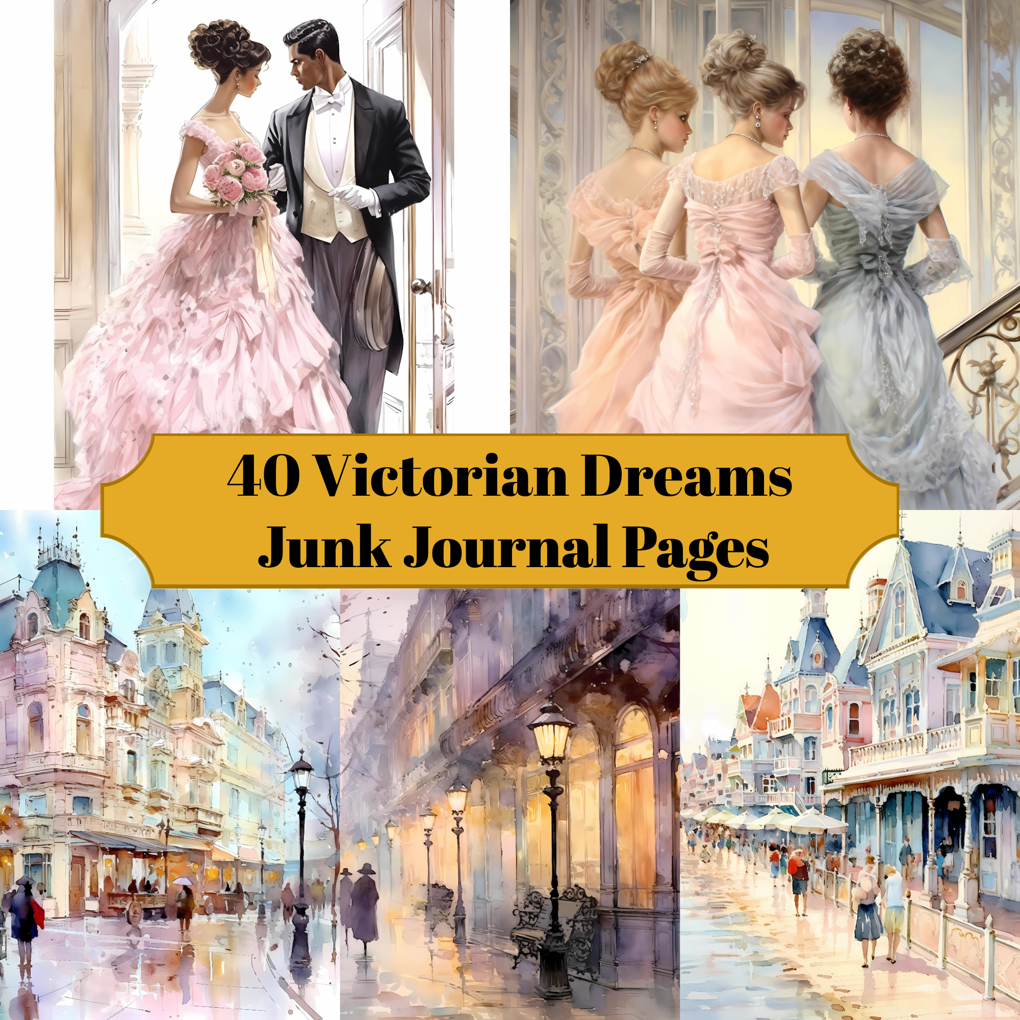 Victorian Dreams Junk Journal Pages