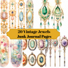 Vintage Jewels Junk Journal Pages