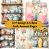 Vintage Kitchen Junk Journal Pages