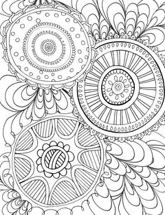Colorist Heaven Flower Coloring Book - CraftNest - Digital Crafting and Art