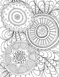 Colorist Heaven Flower Coloring Book - CraftNest - Digital Crafting and Art