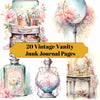 Vintage Vanity Junk Journal Pages