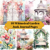 Whimsical Garden Junk Journal Pages