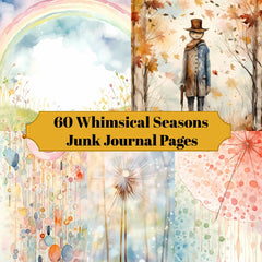 Whimsical Seasons Junk Journal Pages - CraftNest