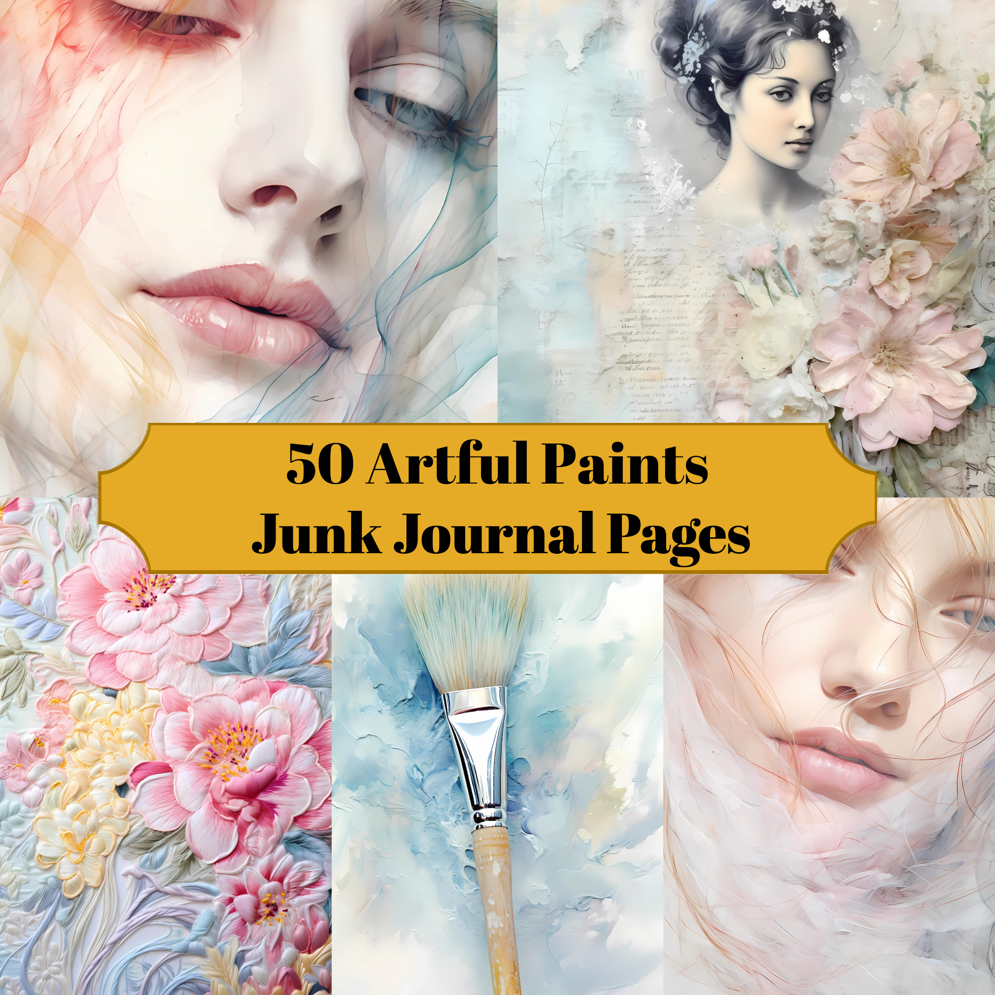 Artful Paints Junk Journal Pages