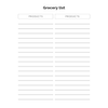 Grocery List Bundle
