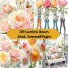 Garden Roses Junk Journal Pages