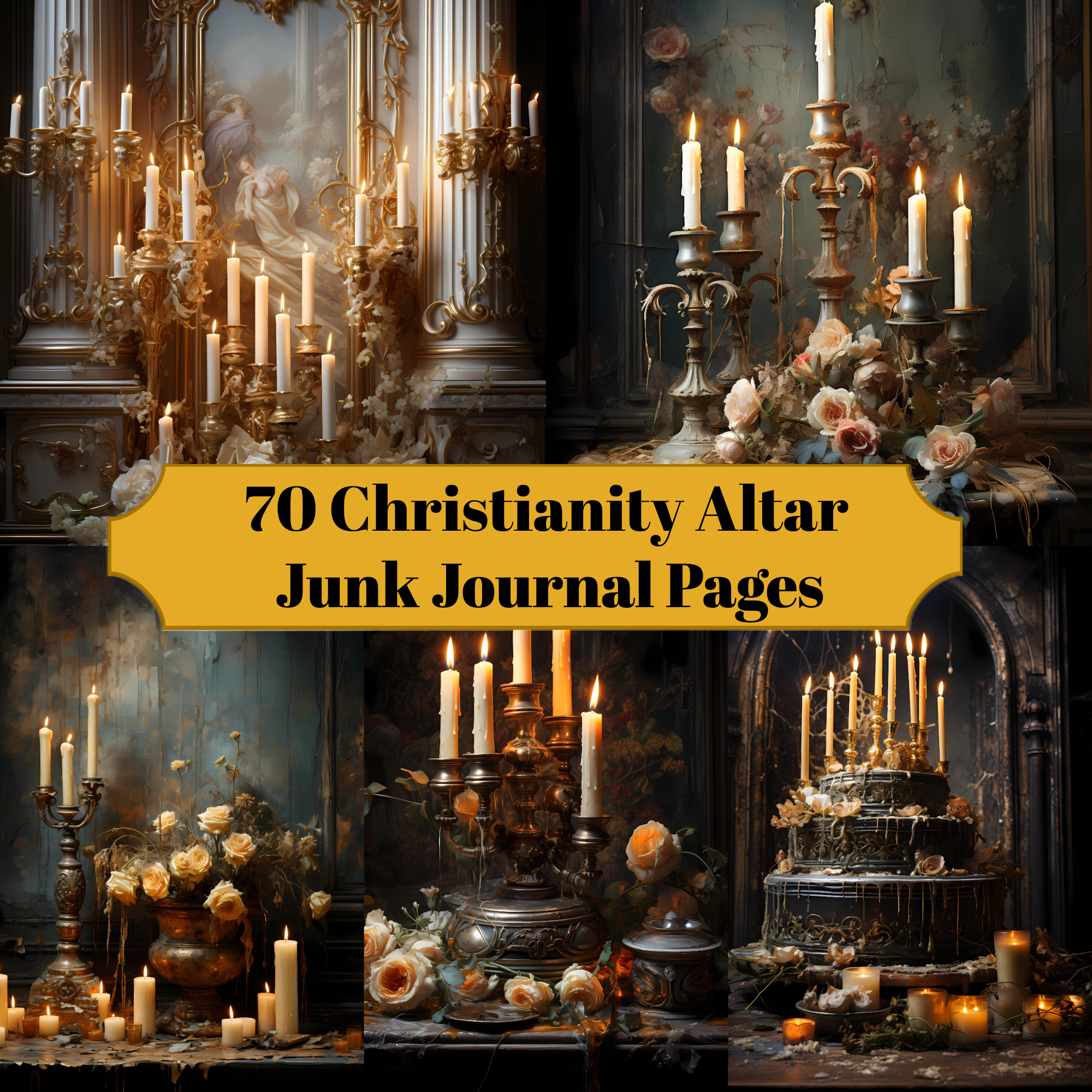 Christianity Altar Junk Journal Pages