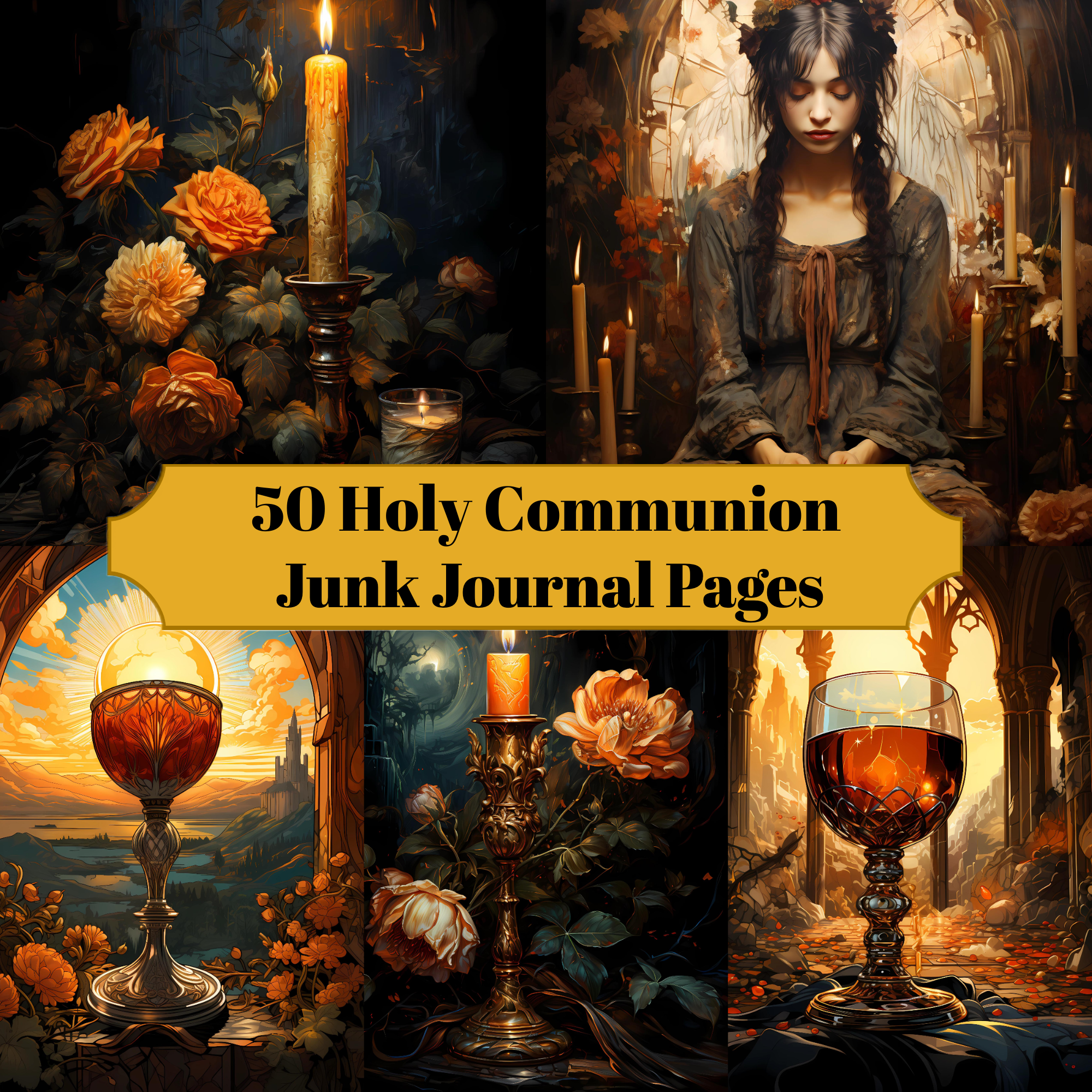Holy Communion Junk Journal Pages