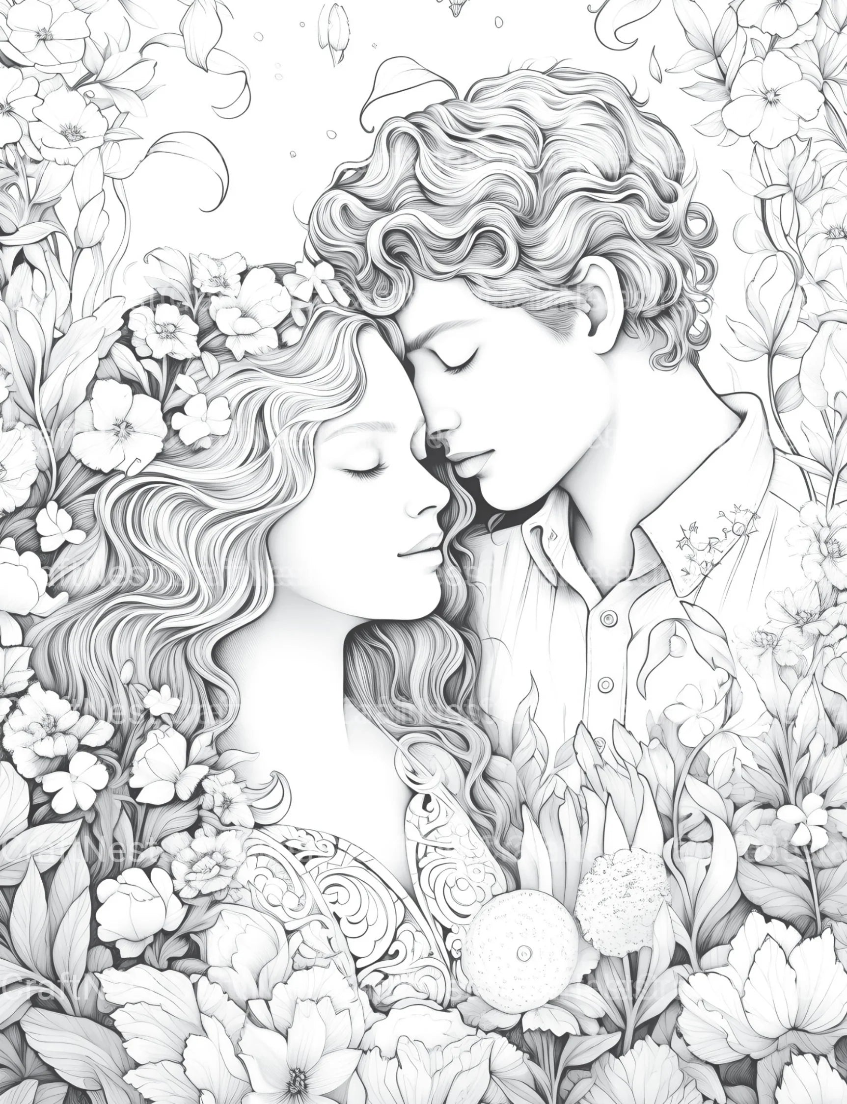 Cute Boy Coloring Book - CraftNest - Digital Crafting and Art