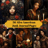 Afro-American Christmas Junk Journal Pages