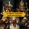 Sporty Christmas Junk Journal Pages