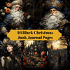 Black Christmas Junk Journal Pages