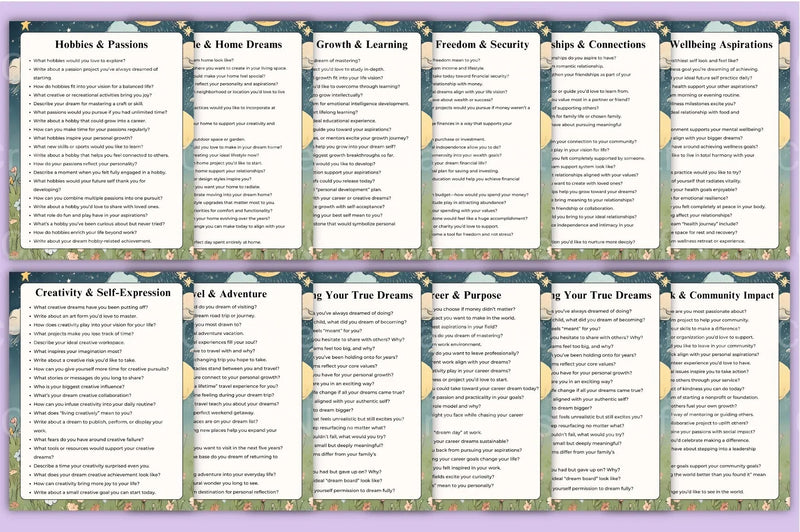 Dreams and Aspirations Writing Prompts - CraftNest - Digital Crafting and Art