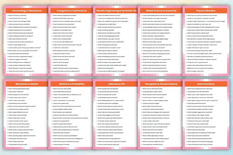 Creative Science Prompts for Inspiration - CraftNest - Digital Crafting and Art