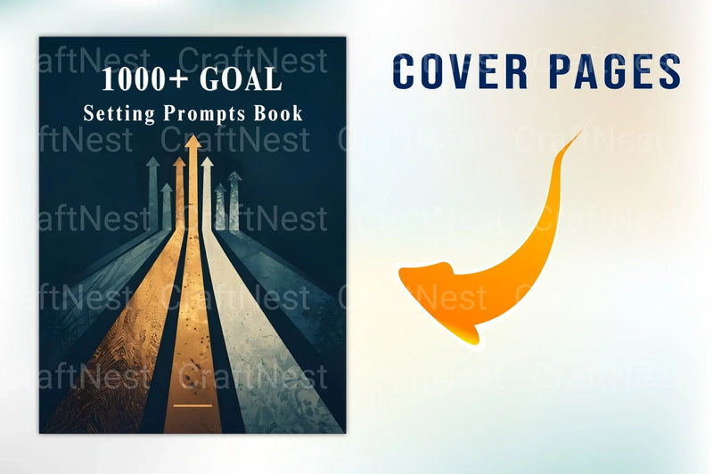 Goal Setting Prompts Book for Personal Growth - CraftNest - Digital Crafting and Art