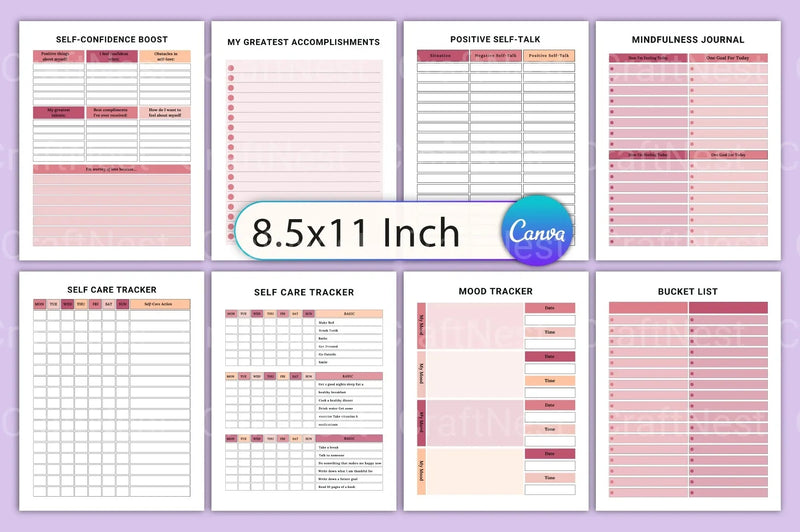 ADHD Brain Dump Planner for Enhanced Focus - CraftNest - Digital Crafting and Art