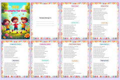 Mega 500 Creative Prompts for Kids - CraftNest - Digital Crafting and Art
