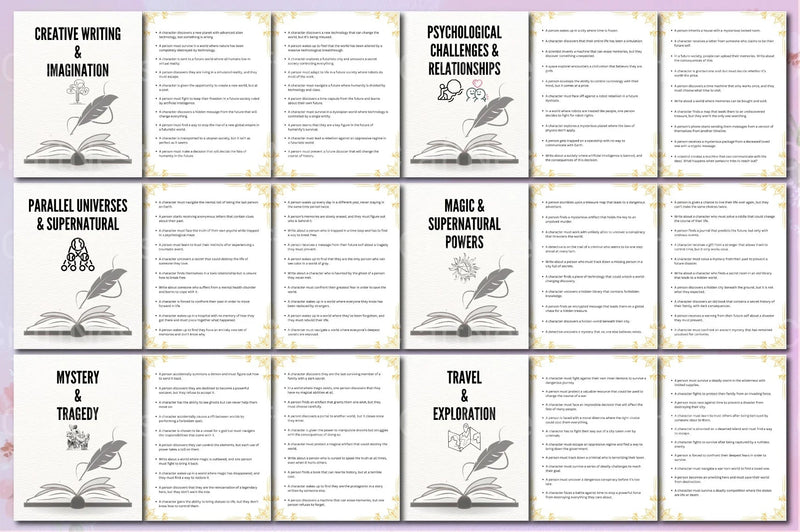 Creative Writing Prompts for Authors - CraftNest - Digital Crafting and Art