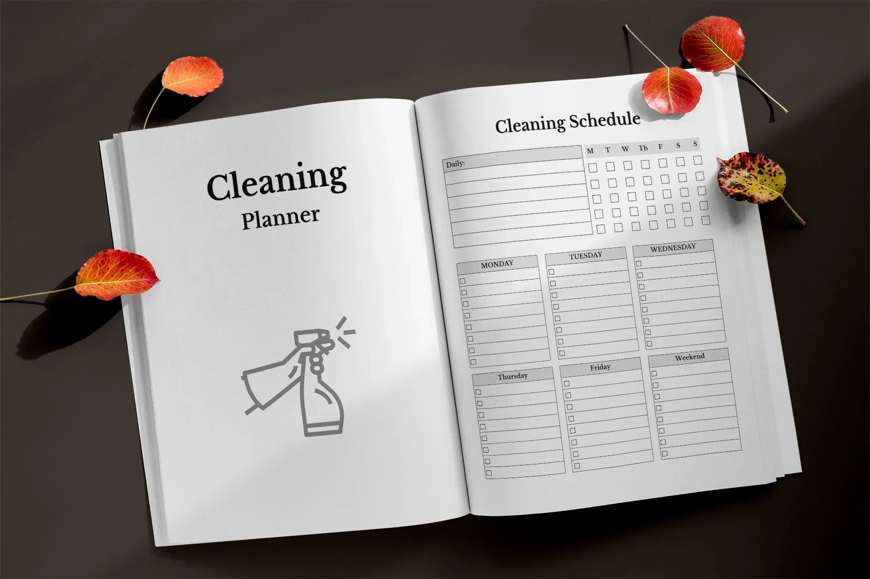Cleaning Planner - CraftNest - Digital Crafting and Art