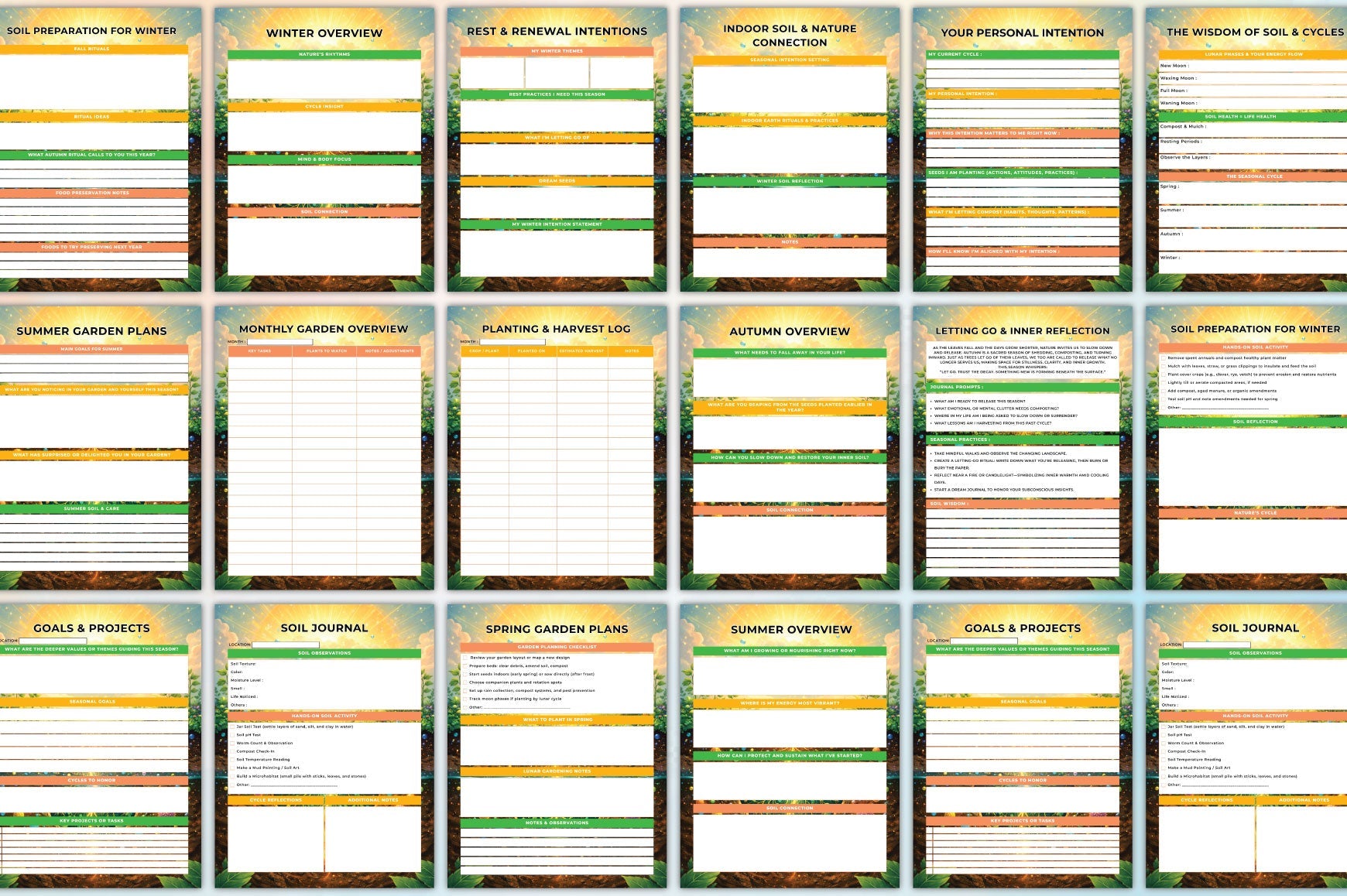 Cycles Soil Gardening Journal: Enhance Your Garden's Growth