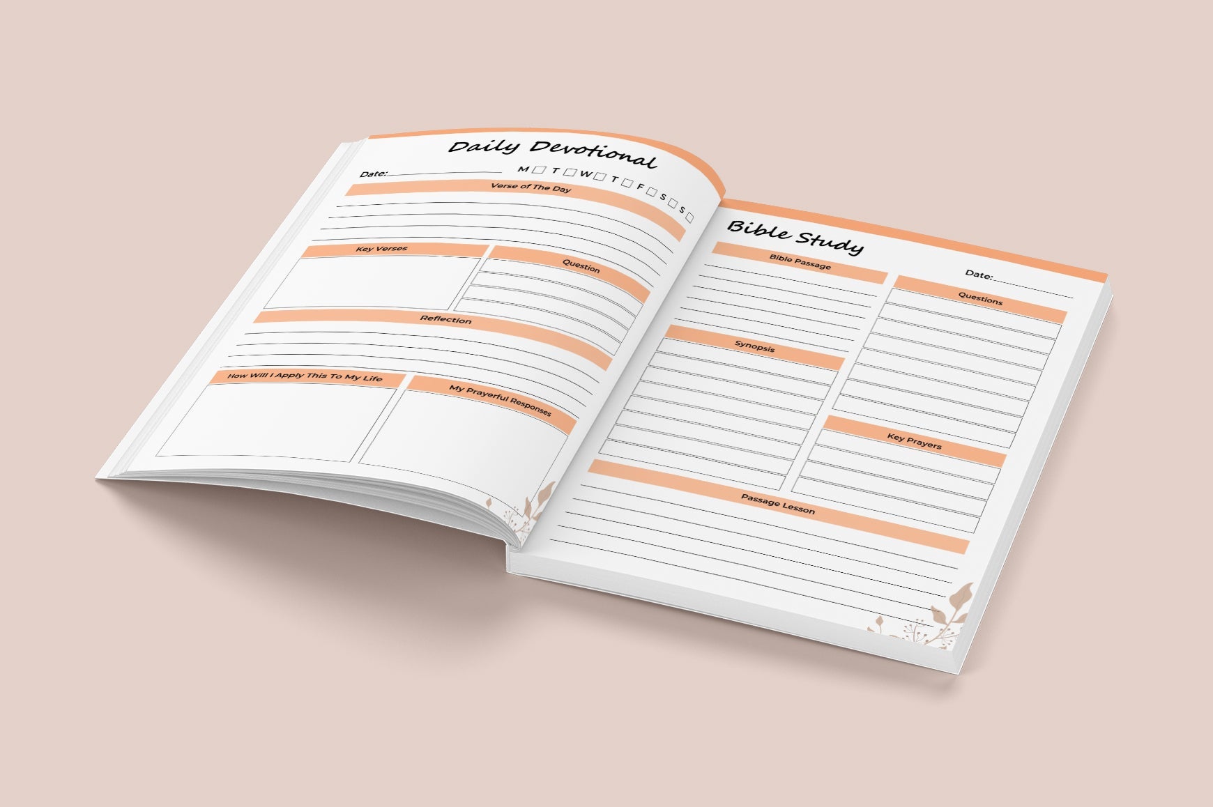 Bible Devotion Reflection Journal