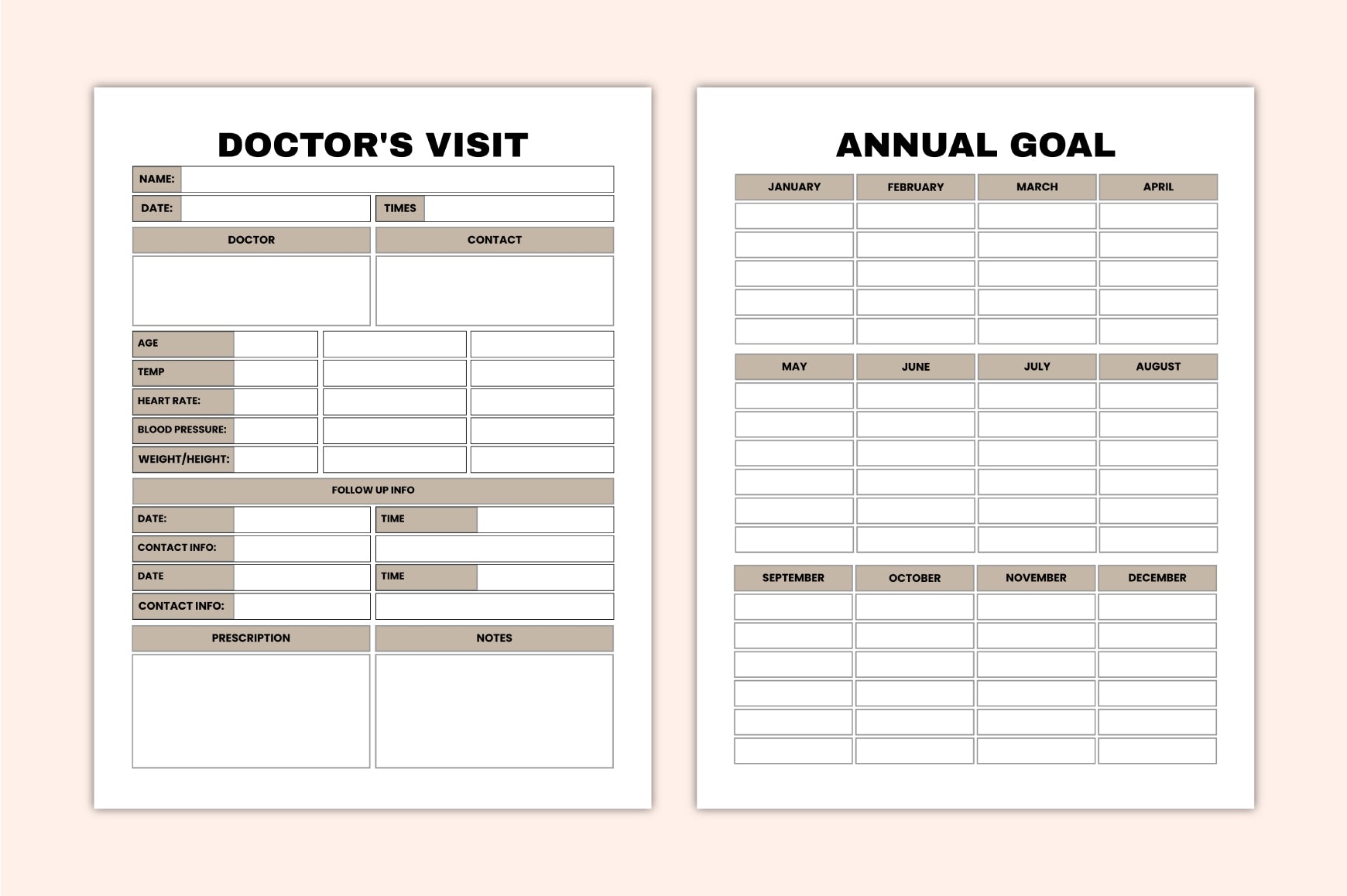 Personal Security Planner